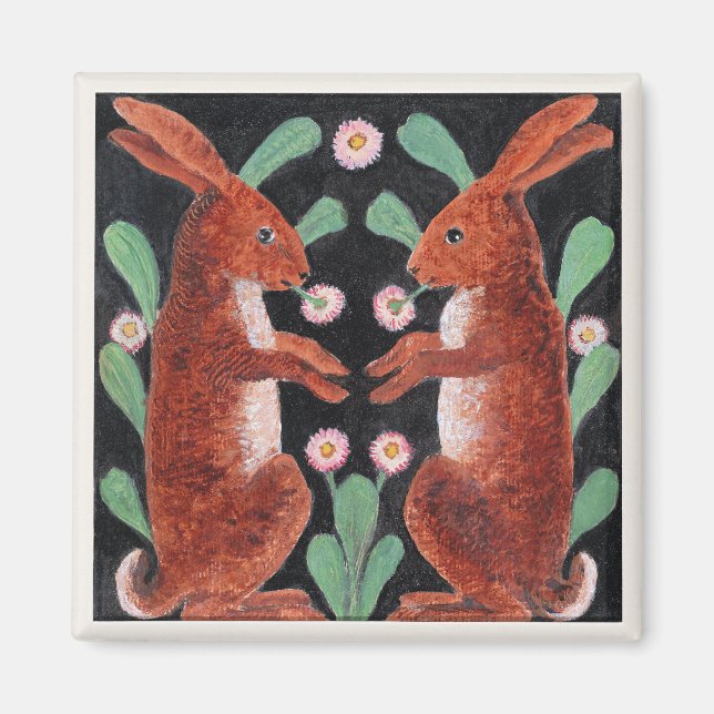 Íman Dois Coelhos por William Bell Scott (Frente)