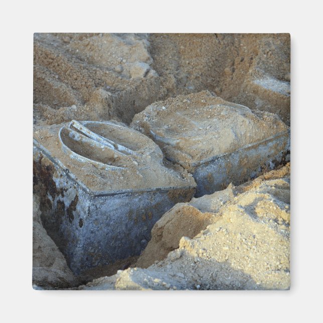 Íman Dois dispositivos do tipo caixa embalados (Frente)