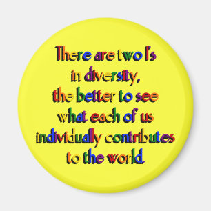 Íman Dois eu estou no Magnet da Diversidade