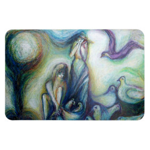 Íman Dois irmãs, pássaros e naturezas