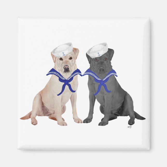 Íman Dois Labrador Retrievers (Frente)