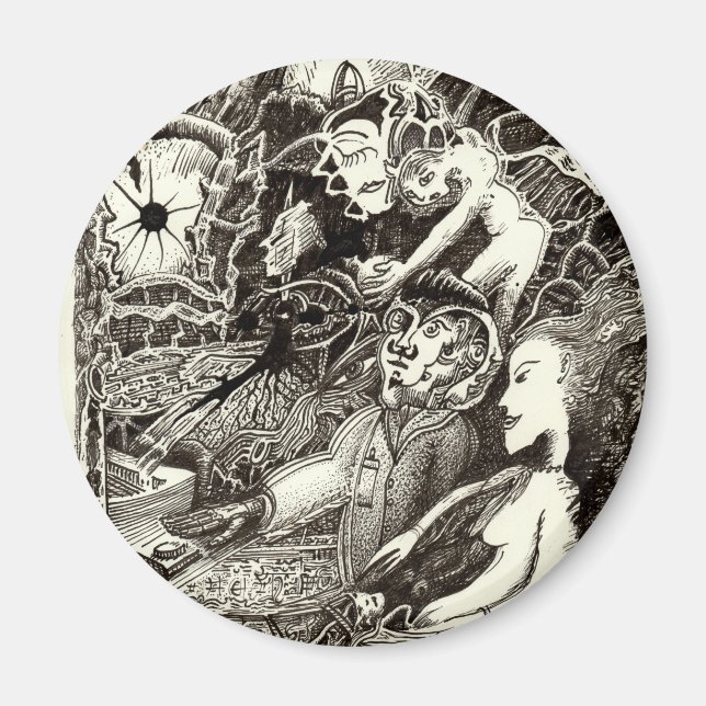 Íman Dois mundos (Frente)