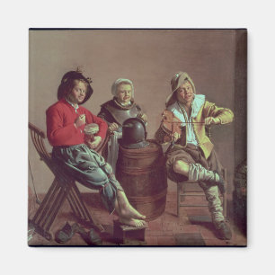 Íman Dois rapazes e uma Fazer de música, 1629