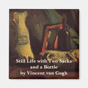 Íman Dois Sacos e uma Garrafa de Vincent van Gogh
