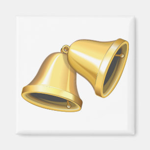 Íman Dois Sinos Dourados