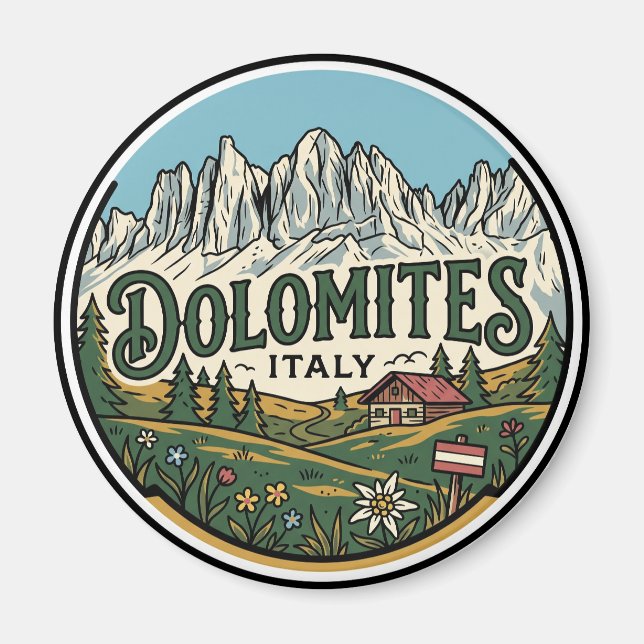 Íman Dolomitas Itália (Frente)