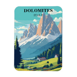 Íman Dolomites Itália Mounties Viagem