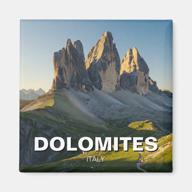 Íman Dolomites Itália Viagem (Frente)