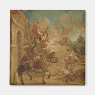 Íman Dom Quixote Guiado pela Loucura, tapeçaria do sécu