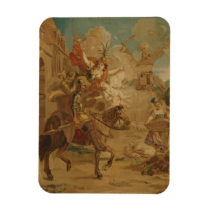 Íman Dom Quixote Guiado pela Loucura, tapeçaria do sécu