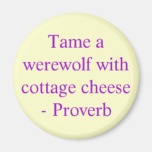 Íman Domestique um homem-lobo com requeijão - provérb