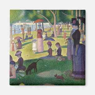 Íman Domingo à tarde na ilha do La Jatte grandioso
