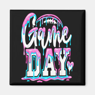 Íman Domingo Dia de Jogo Futebol Americano Funday Fãs M