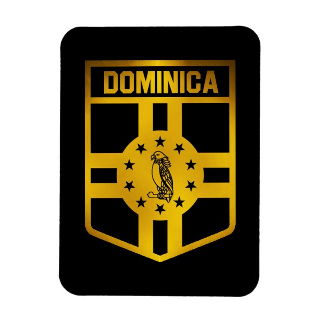 Íman Dominica Emblem (Vertical)