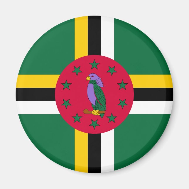 Íman Dominica Flag (Frente)