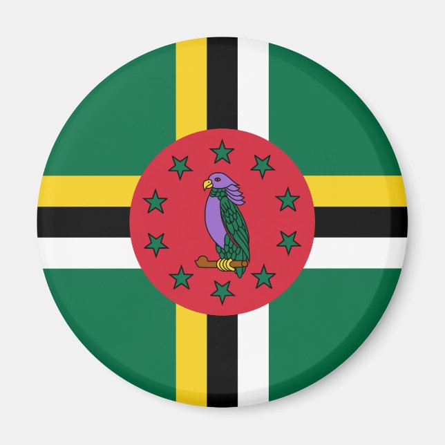 Íman Dominica Flag (Frente)