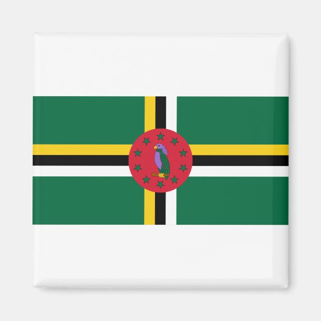 Íman Dominica Flag (Frente)