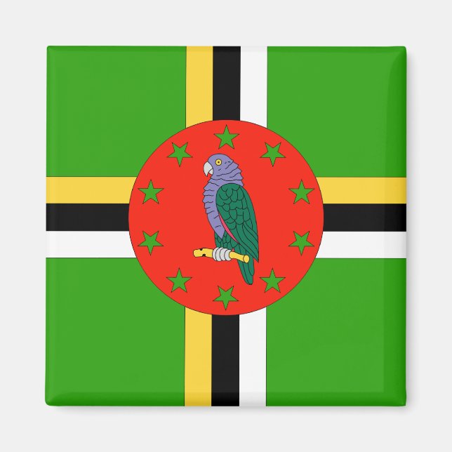 Íman Dominica Flag (Frente)