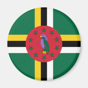 Íman Dominica Flag Magnet