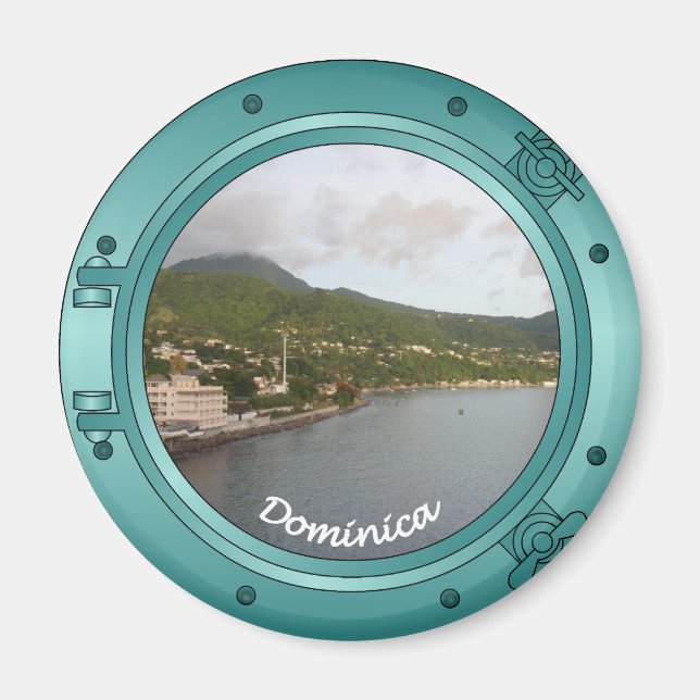 Íman Dominica Porthole (Frente)