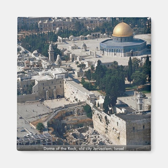 Íman Domo do Rochedo, antiga cidade de Jerusalém, Israe (Frente)