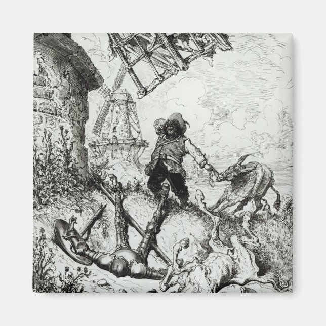 Íman Don Quixote e os Windmills (Frente)