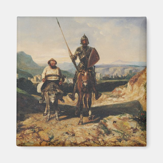 Íman Don Quixote e Sancho (Frente)
