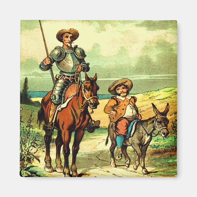 Íman Don Quixote e Sancho Panza (Frente)