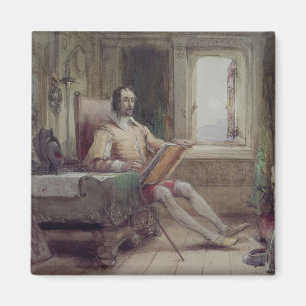 Íman Don Quixote em seu estudo