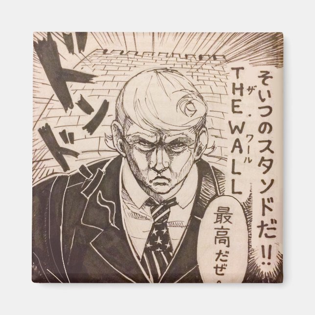 Íman Donald J Trump MANGA (Frente)
