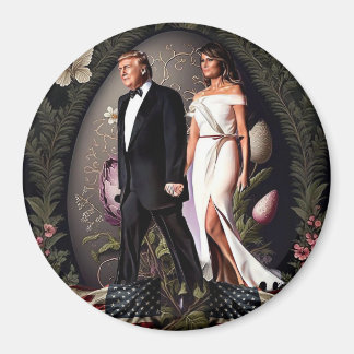 Íman Donald & Melania Trump Páscoa Magnet