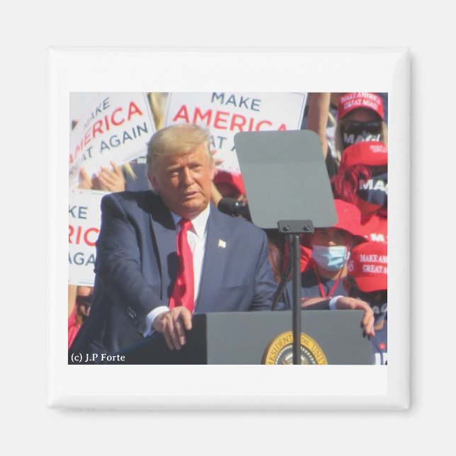 Íman Donald Trump  (Frente)