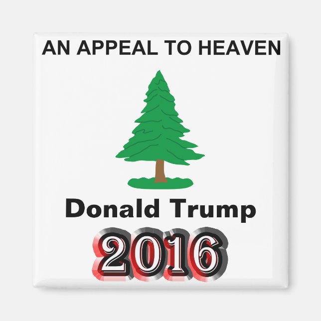 Íman Donald Trump 2016 - Um Apelo Ao Céu (Frente)