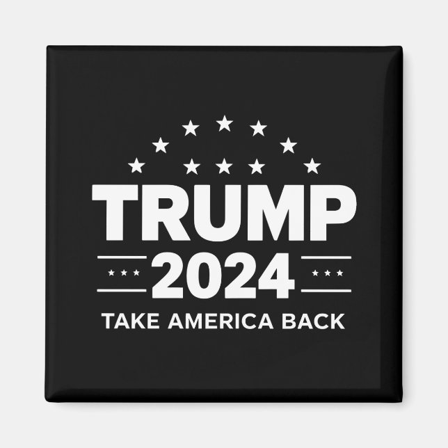 Íman Donald Trump 2024 Devolva a América Eleição (Frente)