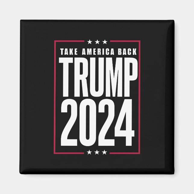 Íman Donald Trump 2024 Devolva a América Eleição (Frente)