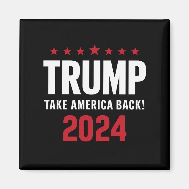 Íman Donald Trump 2024 Devolva a América Eleição (Frente)