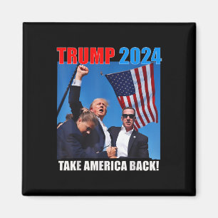 Íman Donald Trump 2024 Recupere a bandeira americana