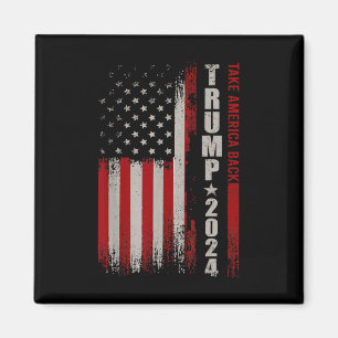 Íman Donald Trump 2024 Recupere a bandeira americana