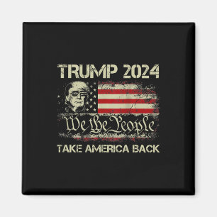 Íman Donald Trump 2024 Recupere a bandeira americana