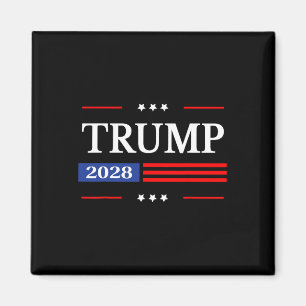 Íman Donald Trump 2028 Presidente Americano Flag Pro Tr