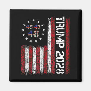 Íman Donald Trump 2028 Trump 45 47 48º Presidente Ameri