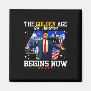 Íman Donald Trump A Idade Do Ouro Da América Começa Bem