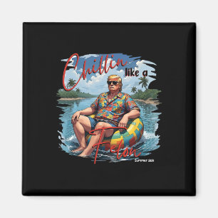 Íman Donald Trump Chillin' Como Um Felon Summer 2024
