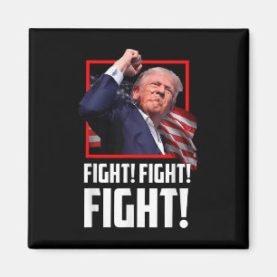 Íman Donald Trump Combatendo Combatentes Apoiadores