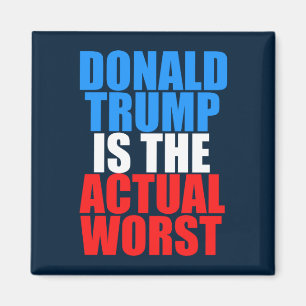 Íman Donald Trump é o azul o mais mau real