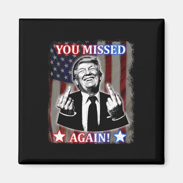 Íman Donald Trump - Errou de Novo!  (Frente)