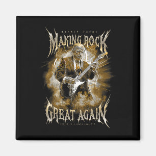 Íman Donald Trump Fazer Rock Music Excelente Novamente 
