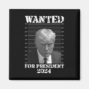 Íman Donald Trump Não Culpado Mug Shot 2024 Procurado P