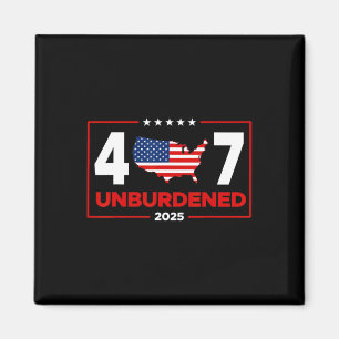Íman Donald Trump, Oficialmente Descarregado, O 47.º Pr