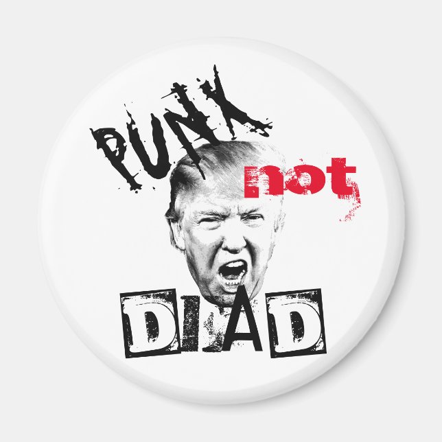 Íman DONALD TRUMP - PUNX não MORTO! (Frente)